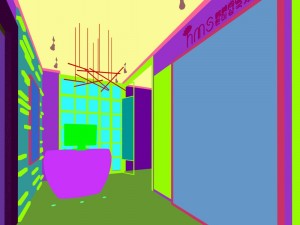 office meeting room reception hall 30 3D Model