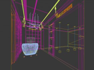 office meeting room reception hall 30 3D Model