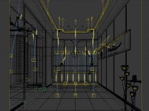 office meeting room reception hall 31 3D Model