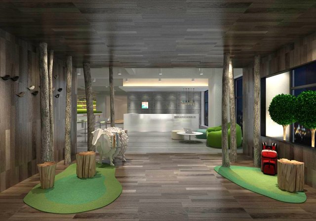 office meeting room reception hall 33 3D Модель .c4d .max .obj .3ds .fbx .stl .blend 