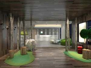escrit&oacute;rio sala de reuni&atilde;o sala de recep&ccedil;&atilde;o 33 Modelo 3D