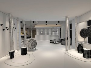 office meeting room reception hall 33 3D Модель