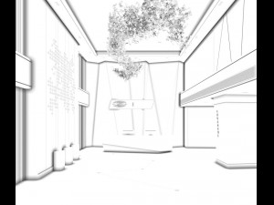 office meeting room reception hall 34 3D Model