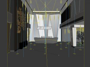 office meeting room reception hall 34 3D Model