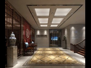 office reception hall design complete 01 3D Model