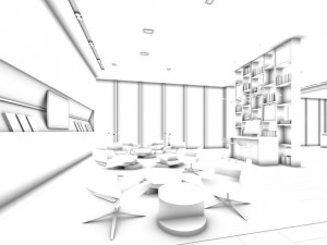 office reception hall design complete 02 3D Model