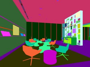 office reception hall design complete 02 3D Model