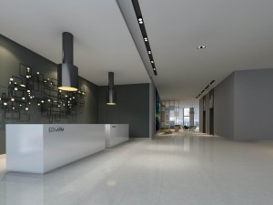office reception hall design complete 02 3D Model
