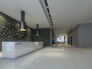 office reception hall design complete 02 3D Model