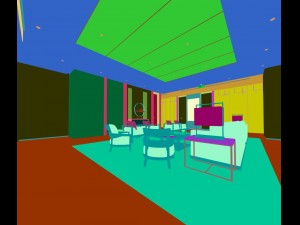 office reception hall design complete 03 3D Model