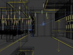 office reception hall design complete 03 3D Model
