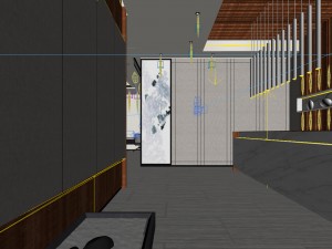 office reception hall design complete 03 3D Model