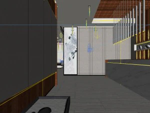 office reception hall design complete 03 3D Model