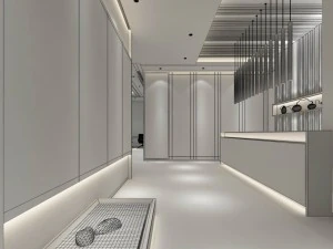 office reception hall design complete 03 3D Model