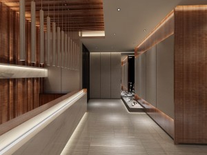 office reception hall design complete 03 3D Model