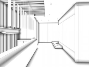 office reception hall design complete 03 3D Model