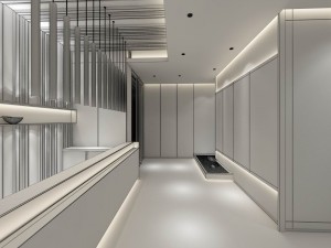 office reception hall design complete 03 3D Model