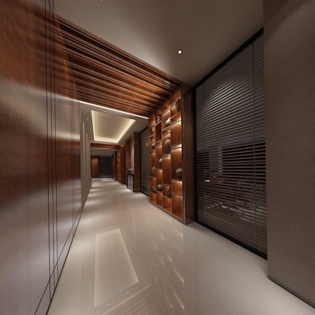 office reception hall design complete 04 3D Модель .c4d .max .obj .3ds .fbx .stl .blend 
