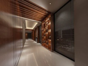 progettazione completa della sala ricevimenti dell'ufficio 04 Modello 3D