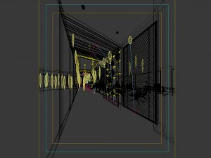 office reception hall design complete 04 3D Model