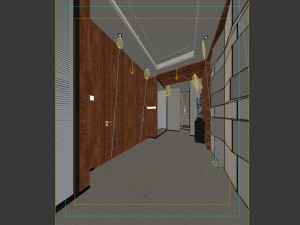 office reception hall design complete 04 3D Модель
