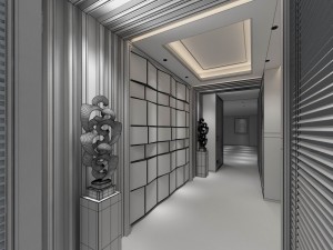 office reception hall design complete 04 3D Модель