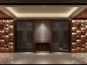 office reception hall design complete 04 3D Модель