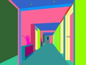 office reception hall design complete 05 Model 3D