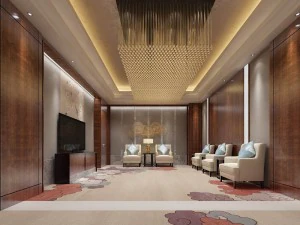 projeto do sal&atilde;o de recep&ccedil;&atilde;o do escrit&oacute;rio conclu&iacute;do 05 Modelo 3D