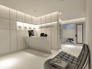 office reception hall design complete 06 Model 3D