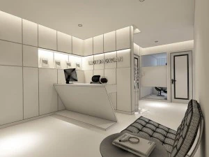 office reception hall design complete 06 3D Model