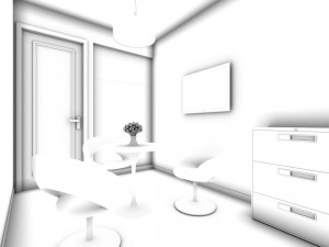 office reception hall design complete 06 Model 3D