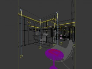 office reception hall design complete 06 3D Model