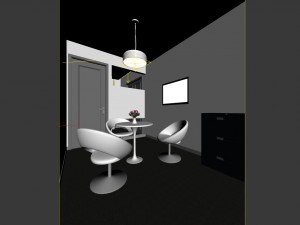 office reception hall design complete 06 Model 3D