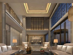 office reception hall design complete 07 3D Model