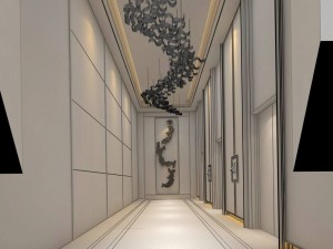 office reception hall design complete 07 3D Model
