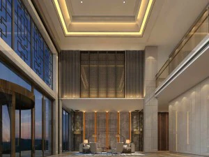 office reception hall design complete 07 3D Model