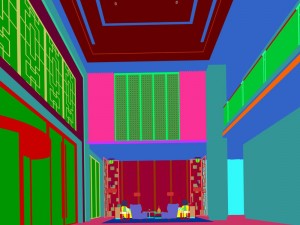 office reception hall design complete 07 3D Model