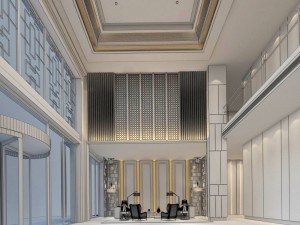 office reception hall design complete 07 3D Model
