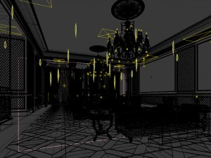 office reception hall design complete 08 3D Model