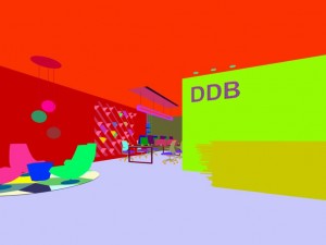 office reception hall design complete 09 3D Model