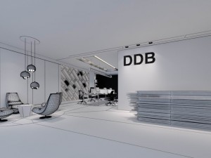 office reception hall design complete 09 3D Model
