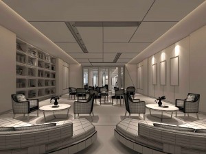 office reception hall design complete 10 3D Model