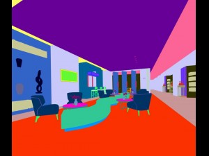 office reception hall design complete 11 3D Model