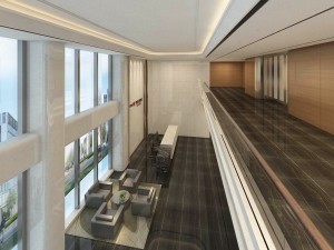office reception hall design complete 12 3D Model