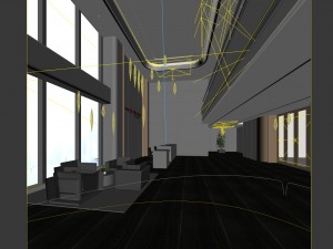 office reception hall design complete 12 3D Модель