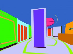 office reception hall design complete 14 Modello 3D