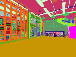office reception hall design complete 16 Modelo 3D
