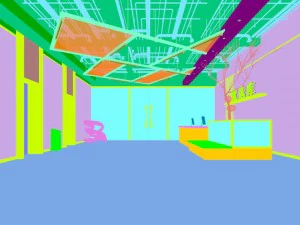 office reception hall design complete 17 3D Model