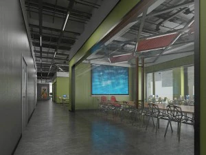office reception hall design complete 17 3D Model